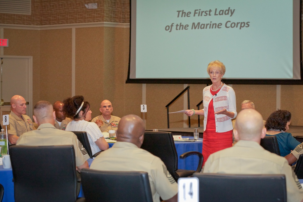 Amos attends Sergeants Major Symposium