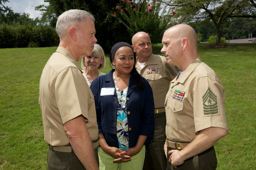 Amos attends Sergeants Major Symposium