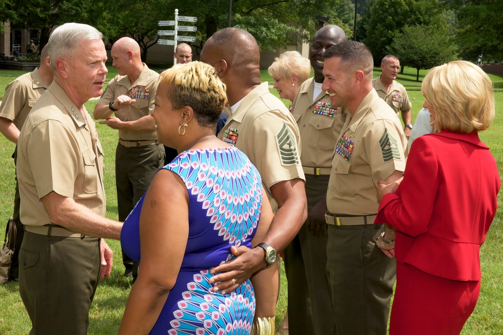 Amos attends Sergeants Major Symposium