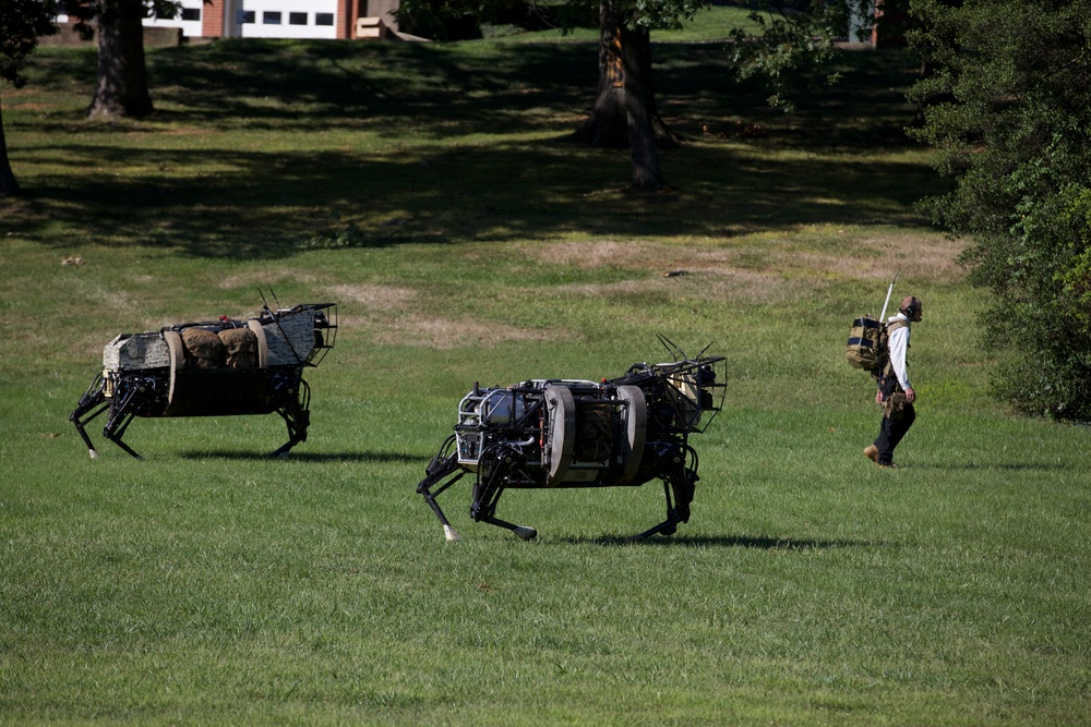 Legged squad support system demonstration held