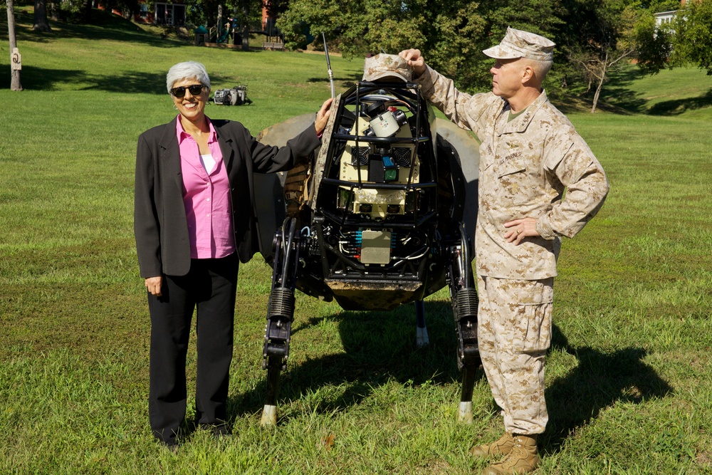 Legged squad support system demonstration held