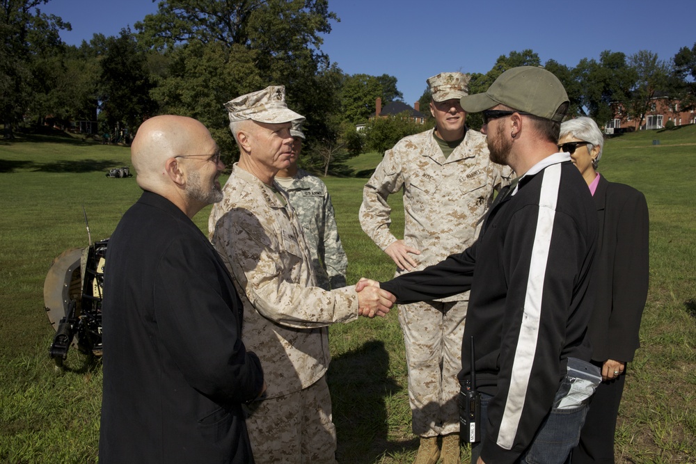 Legged squad support system demonstration held