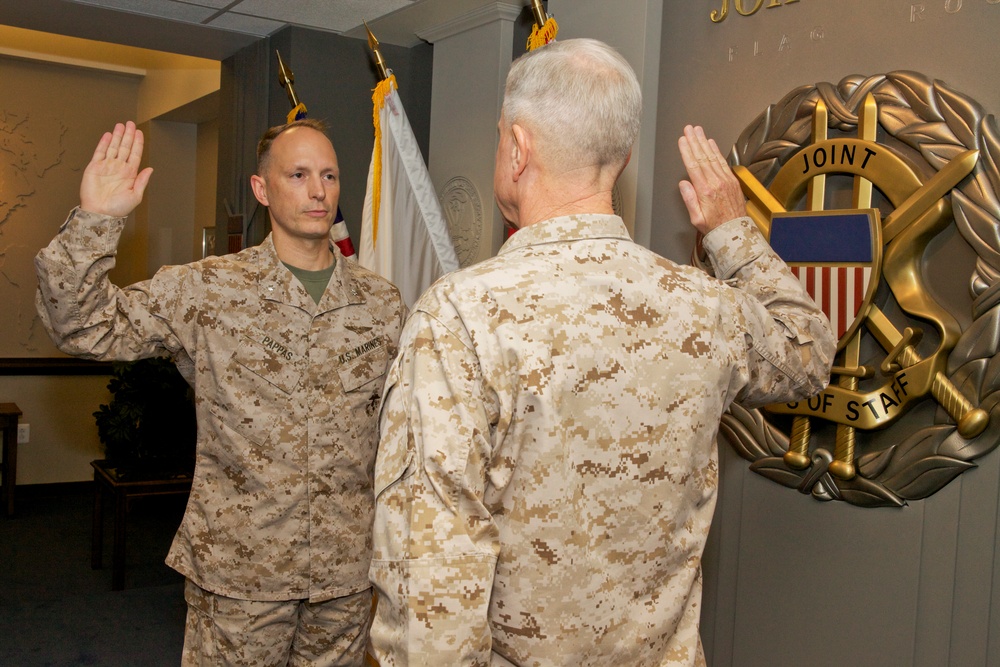 Pappas III promoted to colonel at Pentagon ceremony