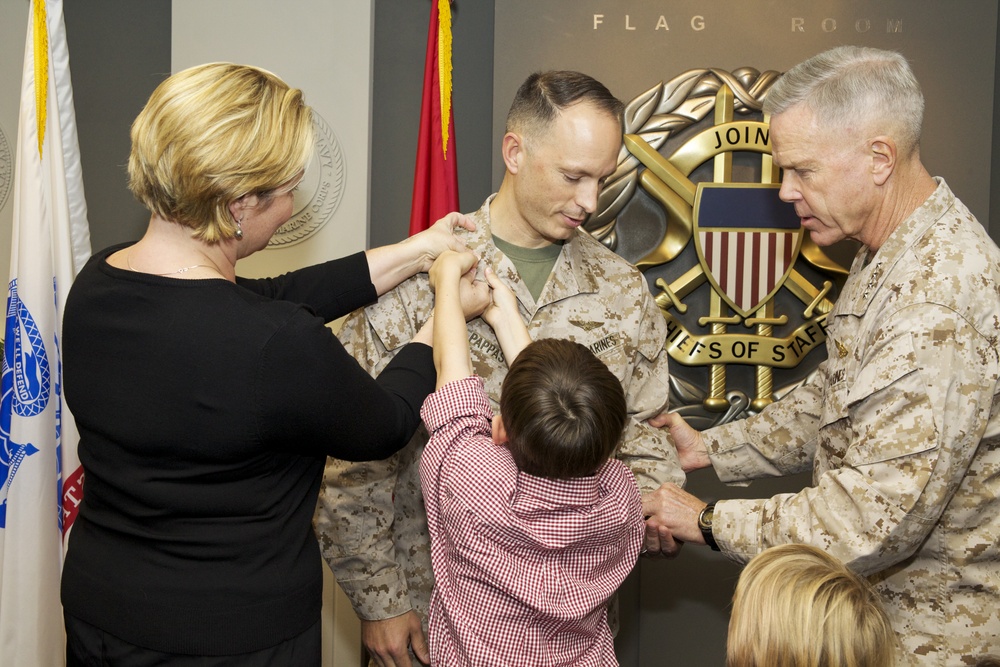 Pappas III promoted to colonel at Pentagon ceremony