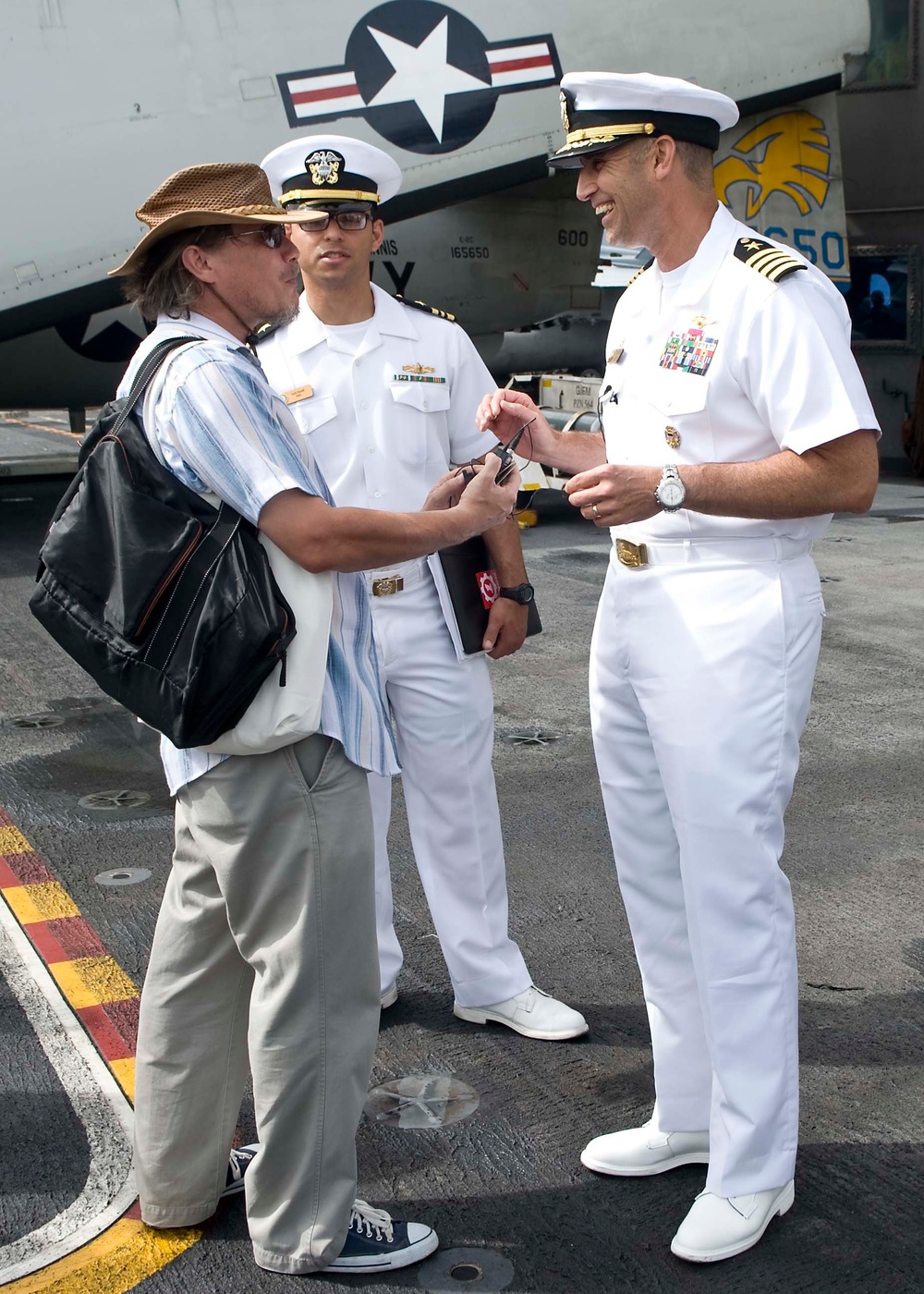 The strike group anchored off of the coast of Phuket, Thailand, for a port visit