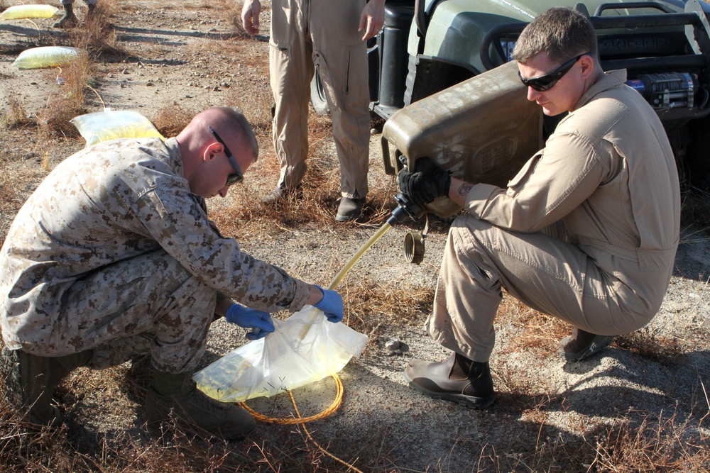 EOD Marines prepare for flight line ignition during Miramar Air Show