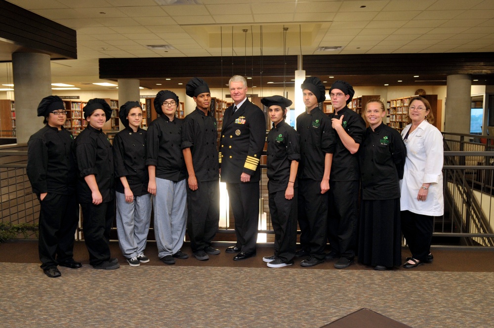 CNO visits Dubiski Career High School