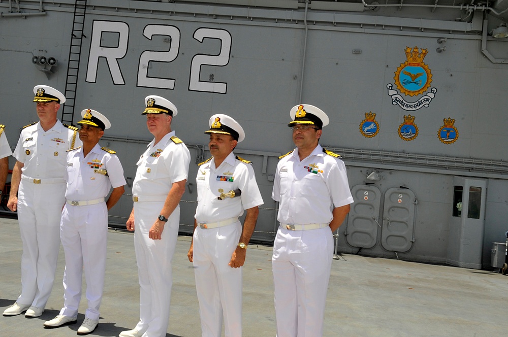CNO visits INS Viraat