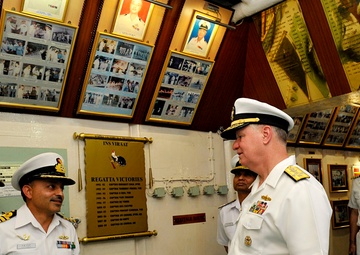 CNO visits INS Viraat