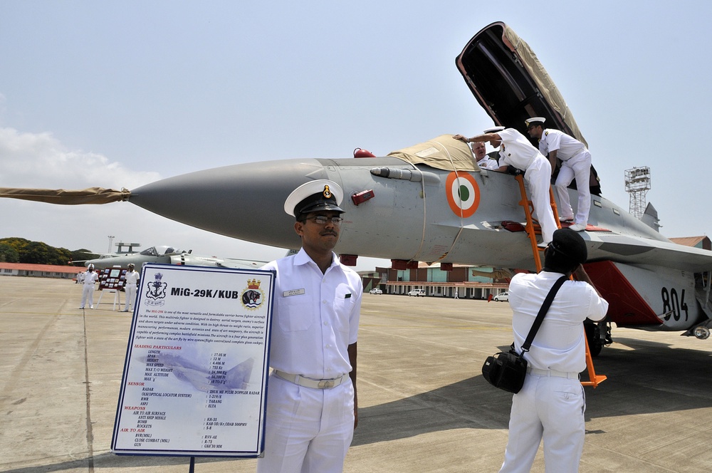 CNO visits Indian Naval Station Hansa