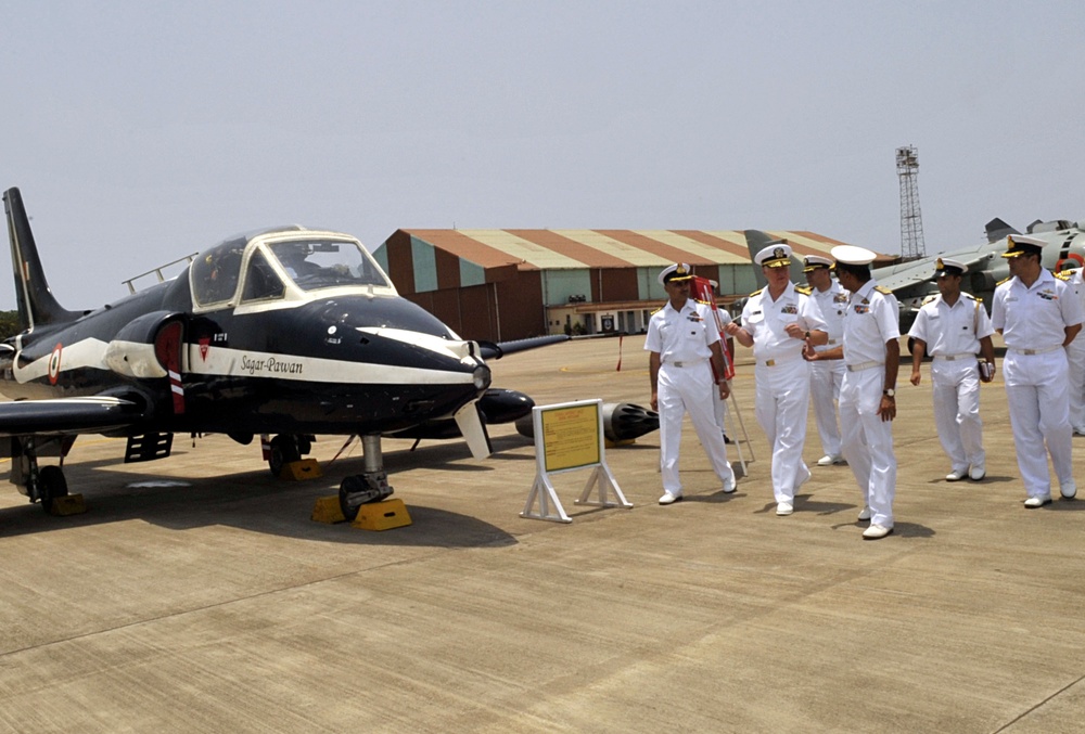 CNO visits Indian Naval Station Hansa