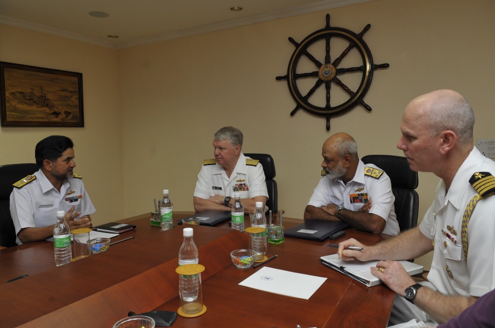 CNO visits Indian Naval Station Garuda