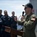 Commander of Battle Force 7th Fleet visits USS Cowpens
