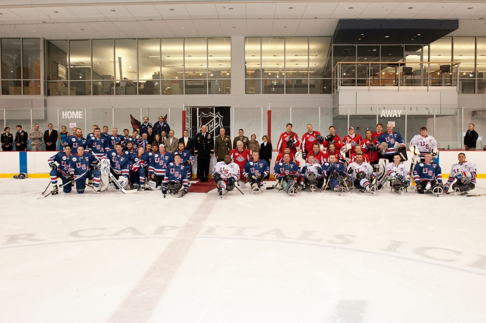 Charity ice hockey game