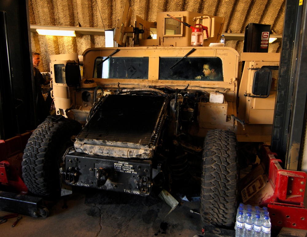 455 ELRS maintains tactical vehicles, Bagram security