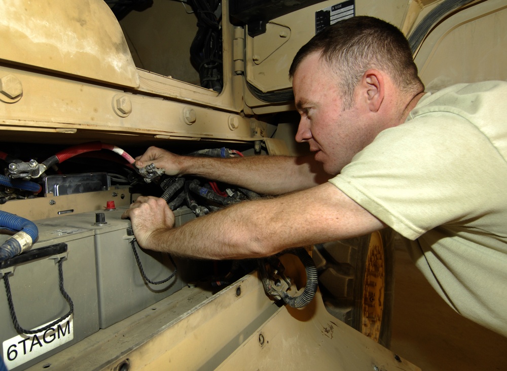 455 ELRS maintains tactical vehicles, Bagram security