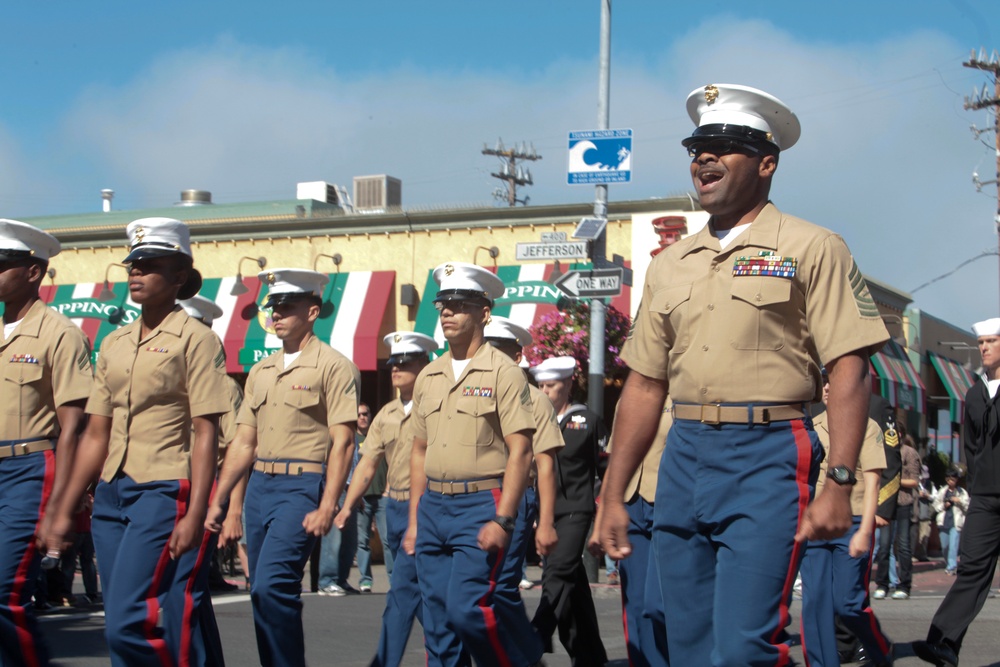 Marines at Italian Heritage Parade
