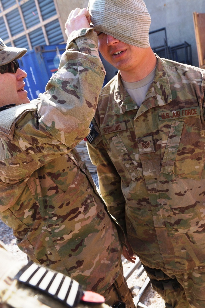Kentucky National Guardsmen conduct medical training in southern Afghanistan