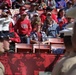 San Francisco Fleet Week military members salute at 49ers game