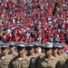 San Francisco Fleet Week military members salute at 49ers game