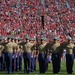 San Francisco Fleet Week military members salute at 49ers game