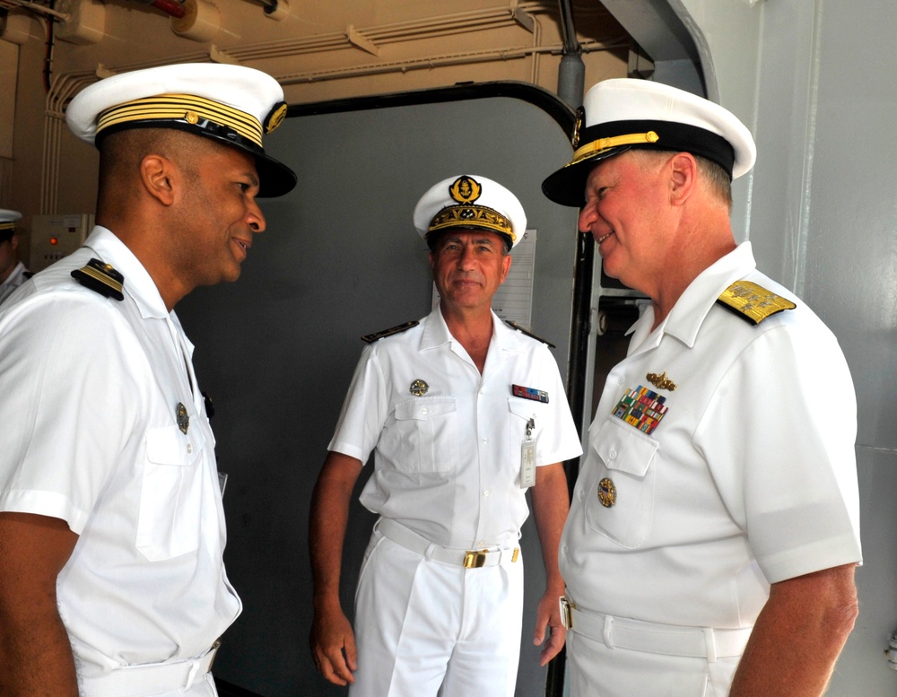 CNO visits Toulon Naval Base