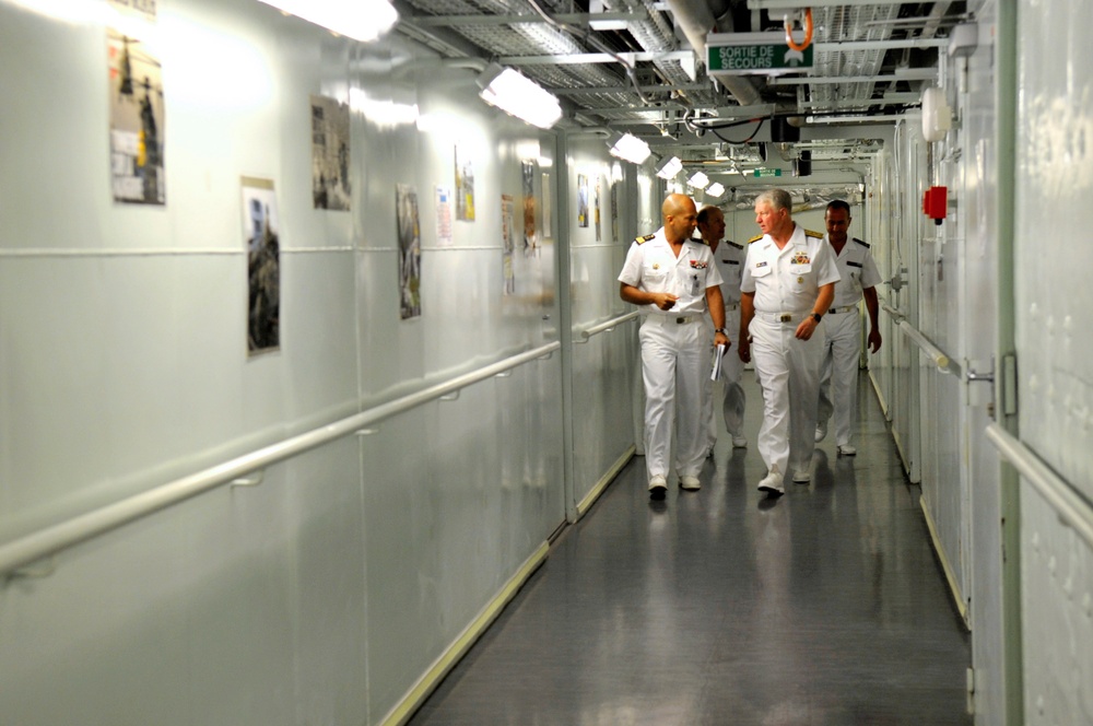 CNO visits Toulon Naval Base