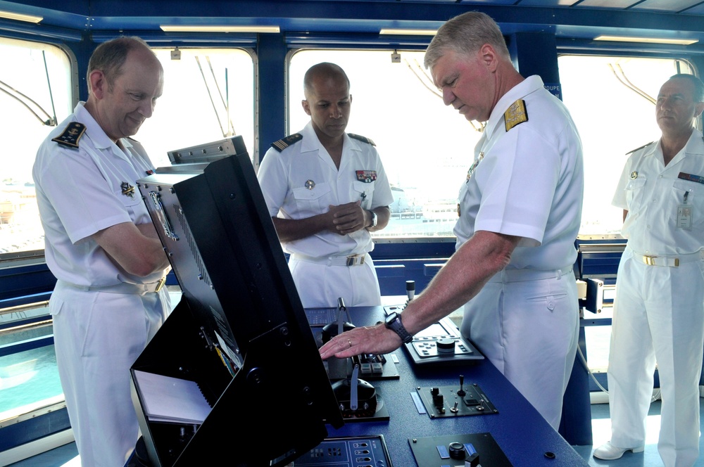 CNO visits Toulon Naval Base