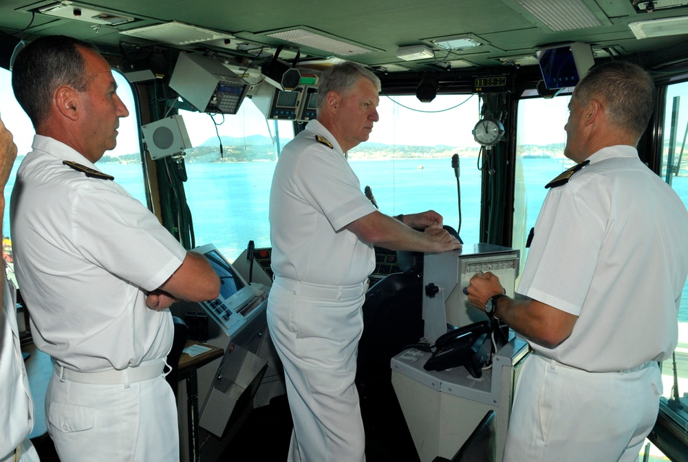 CNO visits Toulon Naval Base