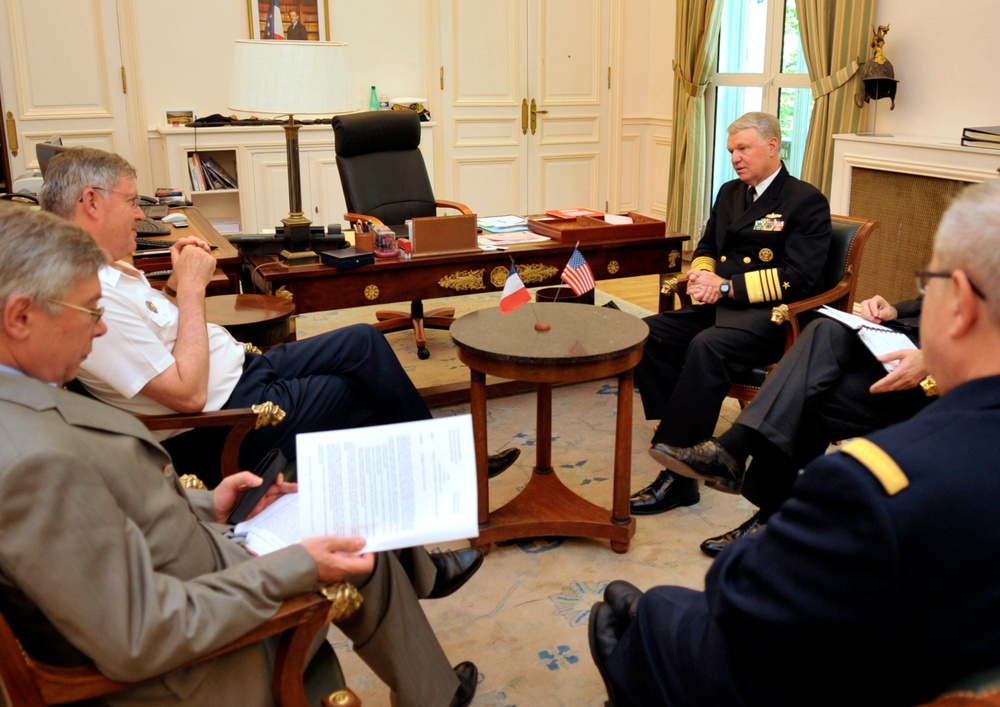 CNO visits French Joint Staff Headquarters