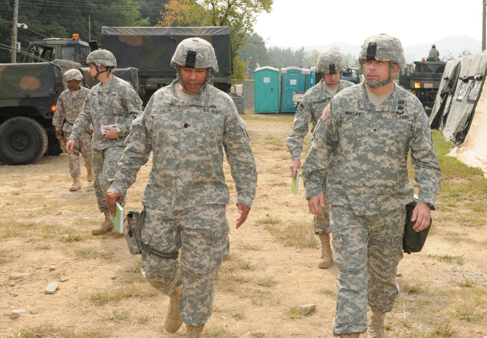 Gen. Hurley observes 501st SBDE at Warpath 2