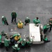 USS George H.W. Bush sailors prep for drill