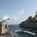 USS Nitze replenishment at sea