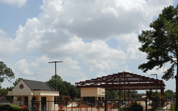 Congressman Dickinson gate construction