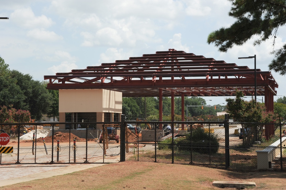 Congressman Dickinson gate construction