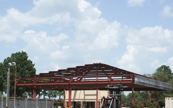 Congressman Dickinson gate construction