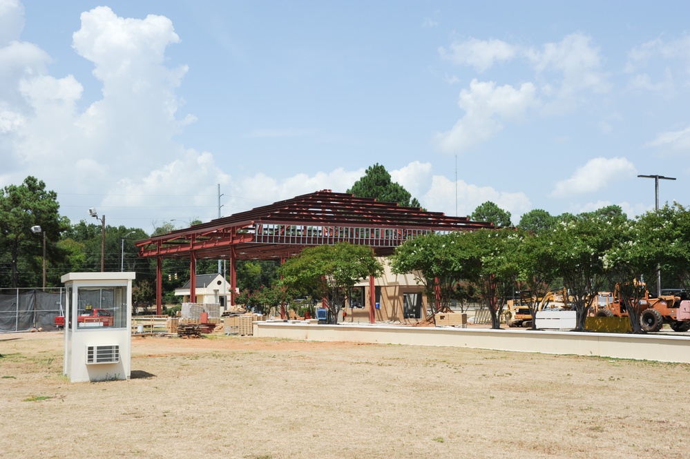 Congressman Dickinson gate construction