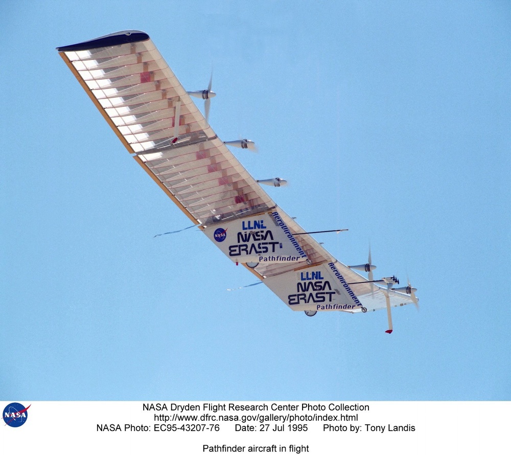 Pathfinder aircraft in flight