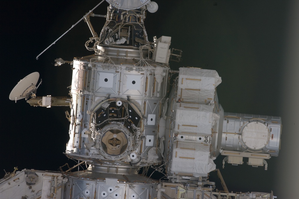 ISS during STS-119 Approach
