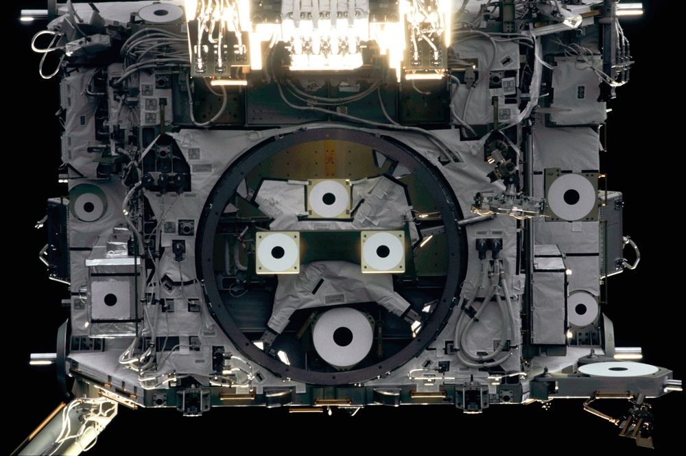 Views of ISS during undocking