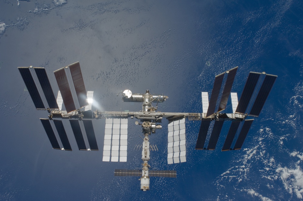 ISS Flyaround views from STS-119