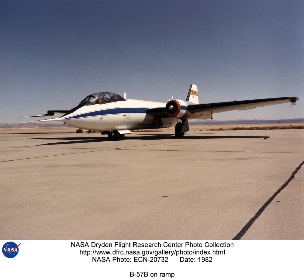 B-57B on ramp