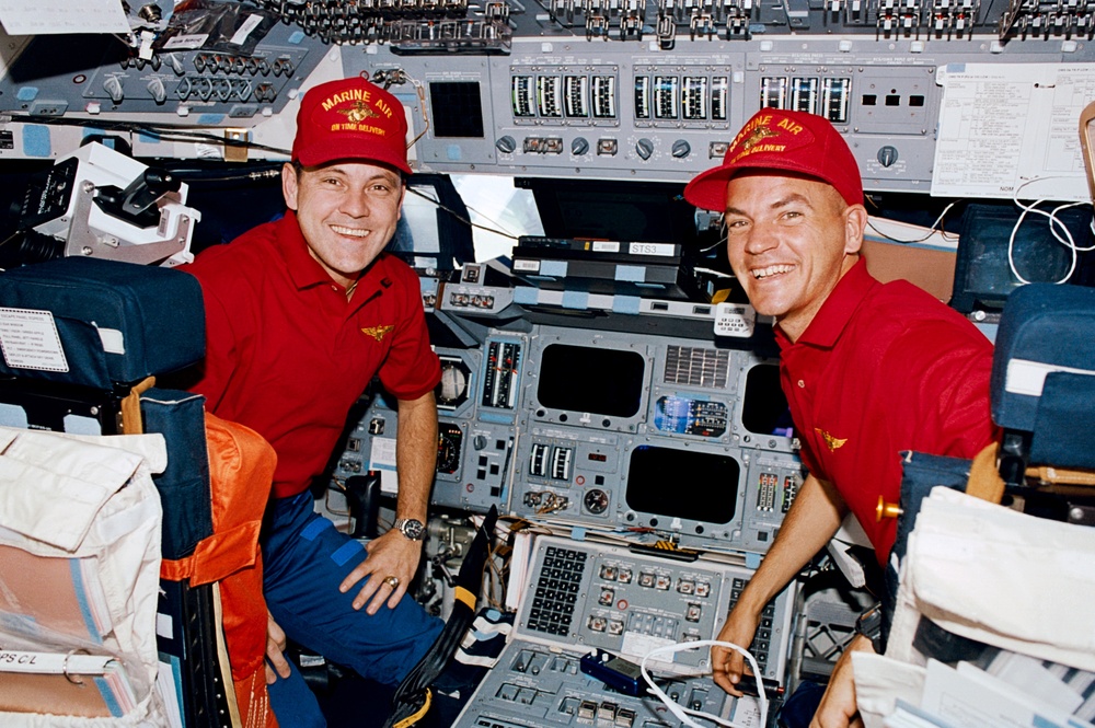 DVIDS - Images - Cabana and Sturckow on the flight deck