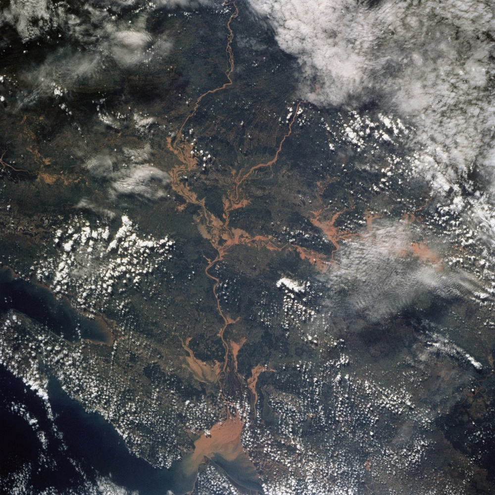 Earth observations taken from shuttle orbiter Discovery during STS-82 mission