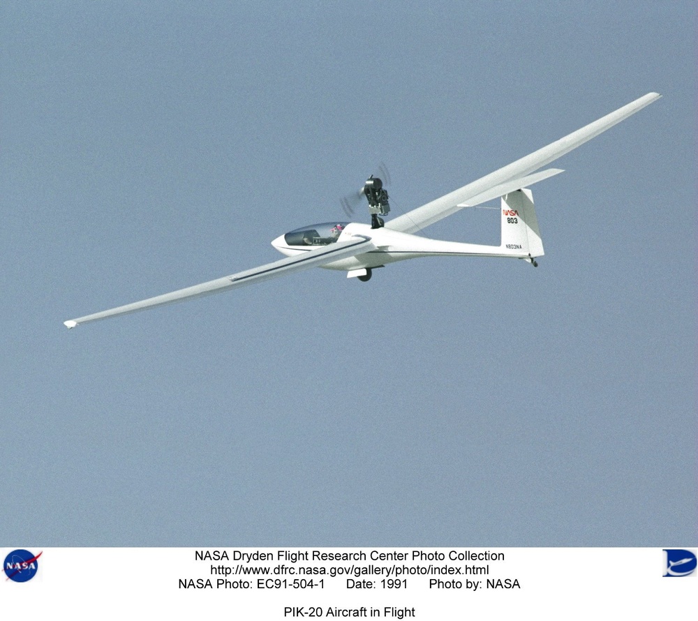 PIK-20 Aircraft in Flight