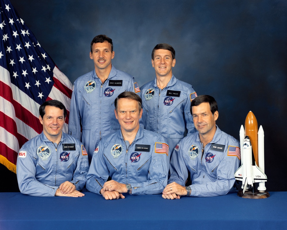 STS 51-J Official Crew portrait