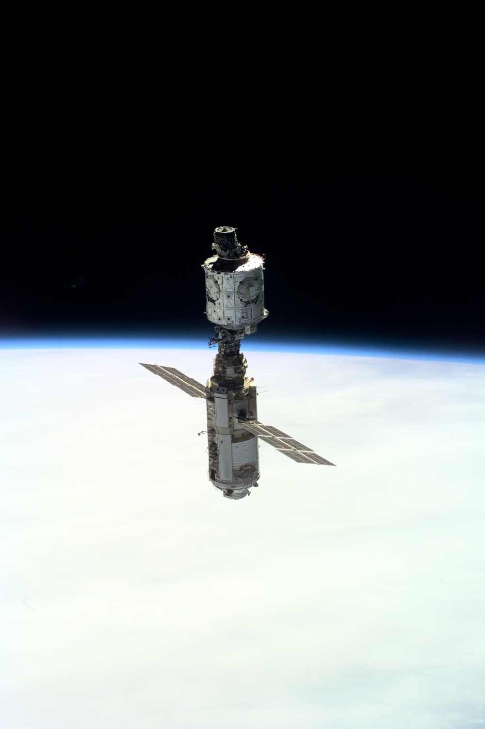 View of the International Space Station in orbit