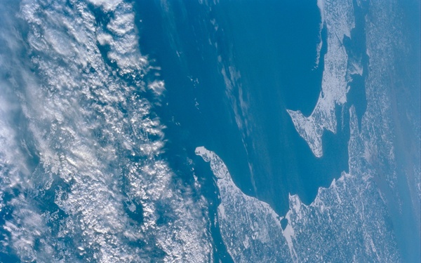 Earth observation image of New Brunswick and PEI, Canada taken during STS-100