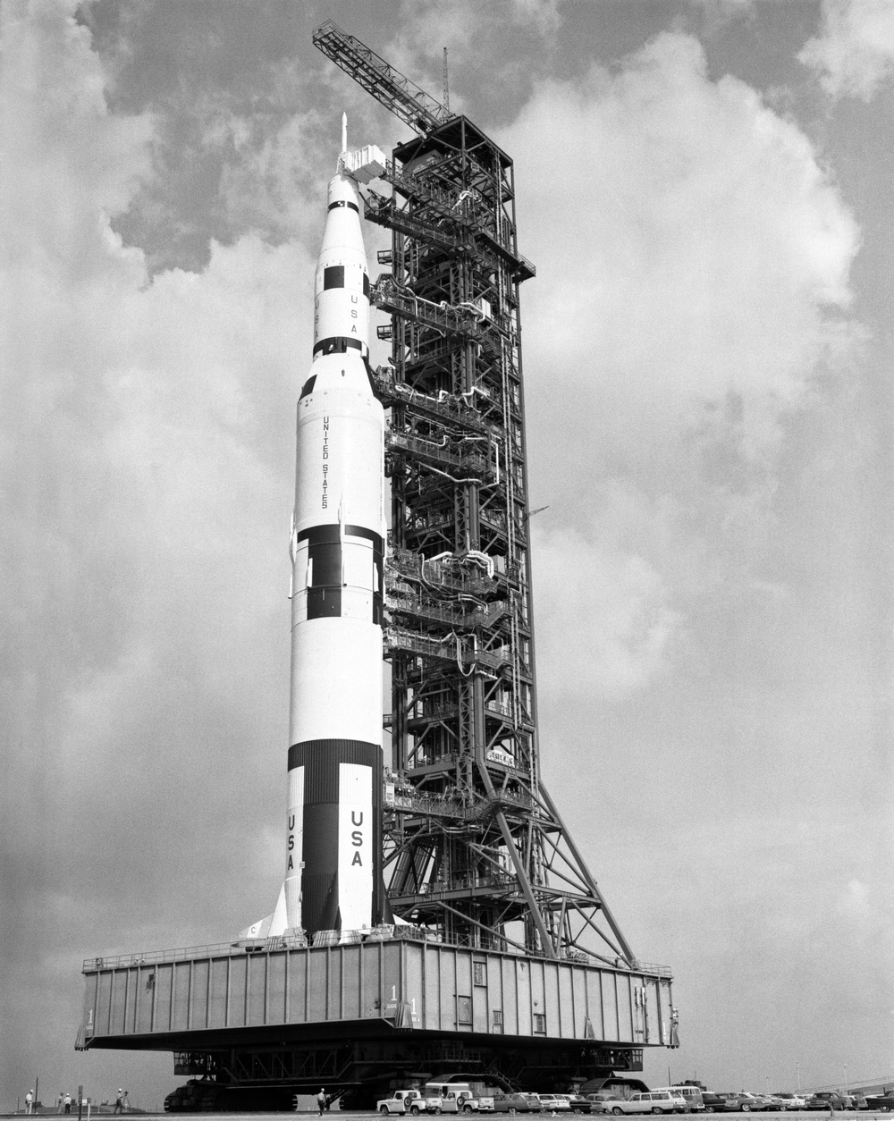 APOLLO/SATURN A/S 500-F - ROLLBACK - MERRITT ISLAND - CAPE