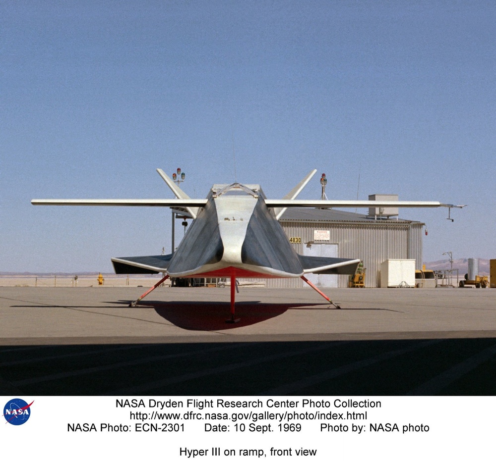 Hyper III on ramp, front view